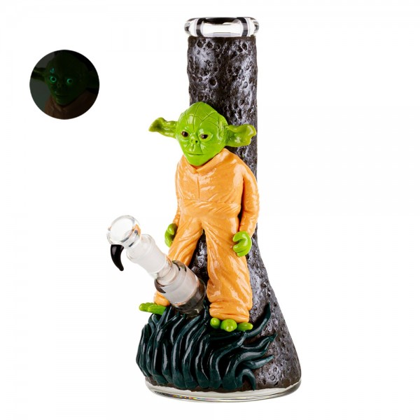 Amsterdam skleněný bong - Green Master