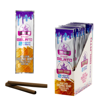True Hemp Organic Wraps Sticky Gelato
