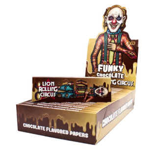 Lion Rolling Circus ochucené cigaretové papírky - Funky Chocolate