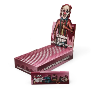 Lion Rolling Circus ochucené cigaretové papírky - Cherry Baby