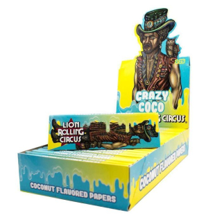 Lion Rolling Circus ochucené cigaretové papírky - Crazy Coco