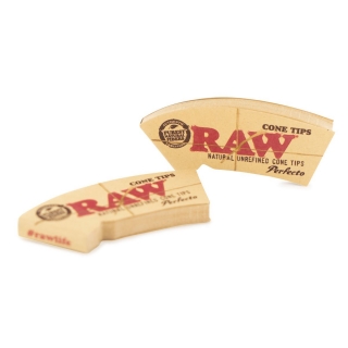 Raw cone shaped tips