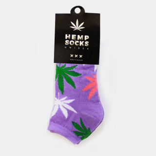 Ponožky Hemp Socks - fialové