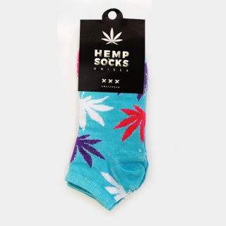 Tyrkysové ponožky Hemp Unisex - krátké 22cm a dlouhé 40cm