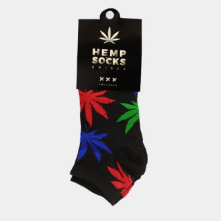 Černé ponožky Hemp Unisex - krátké 22cm
